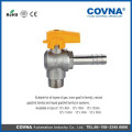 male/hose connector with aluminium handle lpg gas valve